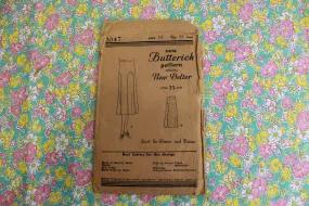 1920s Skirt Sewing Pattern Butterick 3047, Hip 39", Gored Midi Skirt