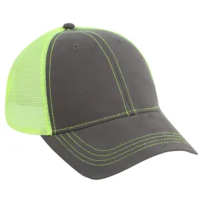 AHEAD Graphite/Neon Yellow Neon Mesh Back Cap