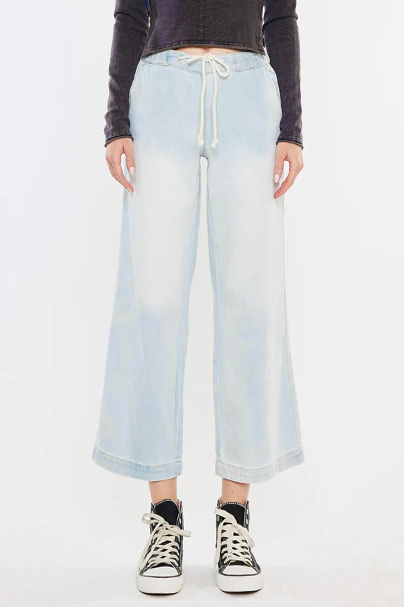 Annalise Mid Rise Wide Leg Pants