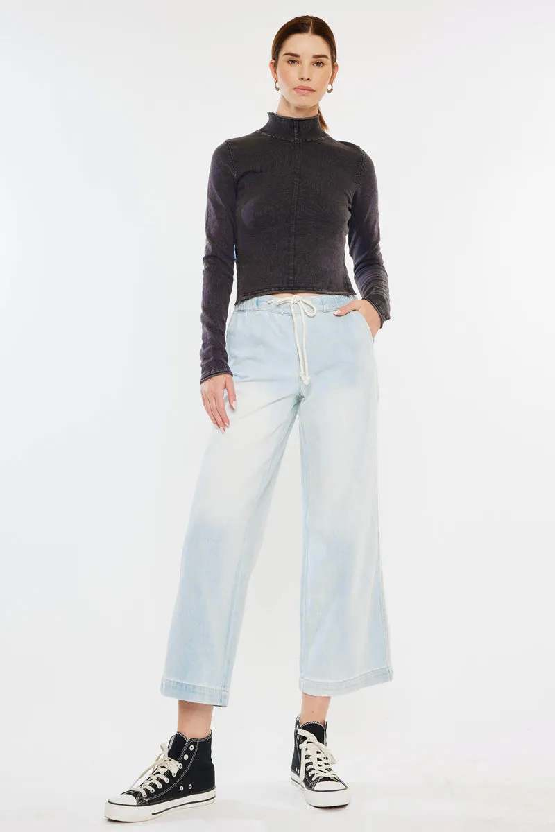 Annalise Mid Rise Wide Leg Pants