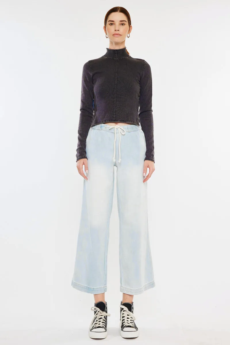 Annalise Mid Rise Wide Leg Pants