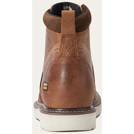 Ariat Women's Rebar Wedge CT Waterproof Work Boot - Aged Honey - 10038335