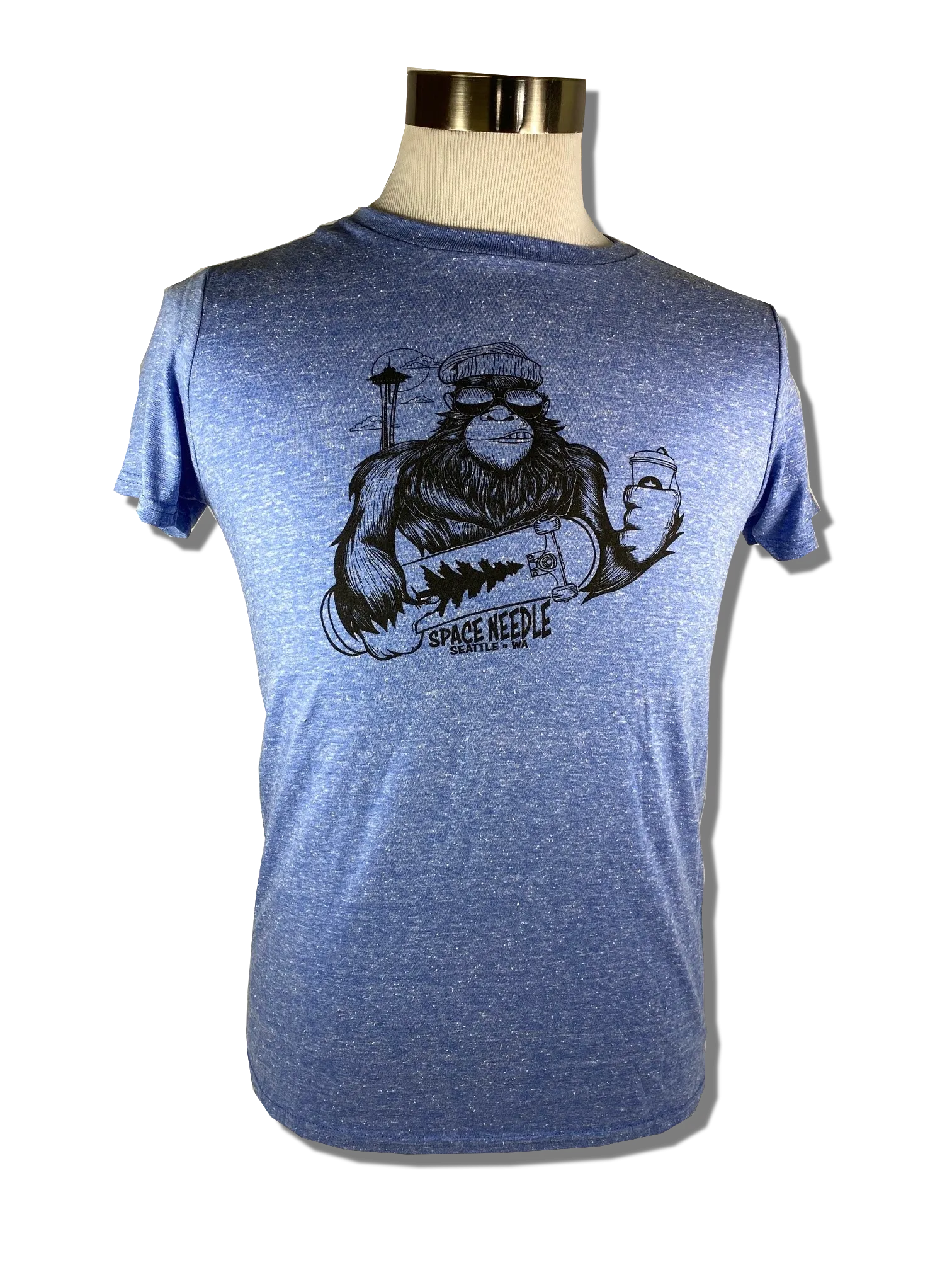 Bigfoot Hipster Adult Tee