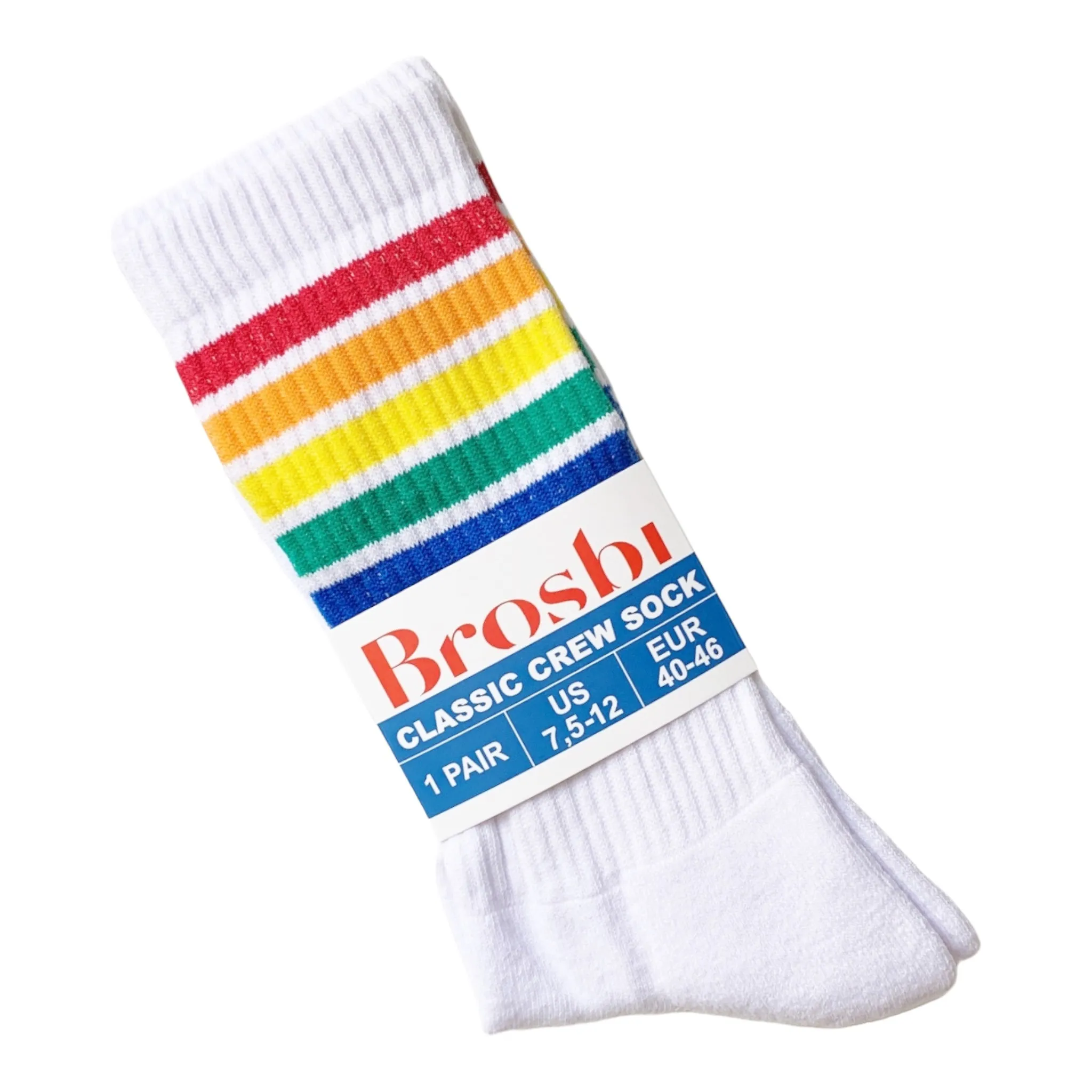 Brosbi Crew Socks rainbow