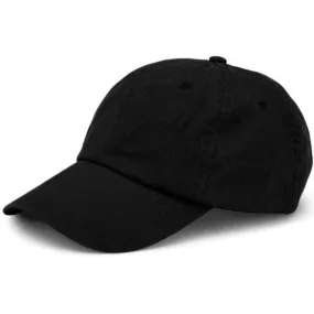 Colorful Cotton Cap Deep Black