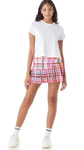 COURT SKIRT PICKLE PLAID SKIRT