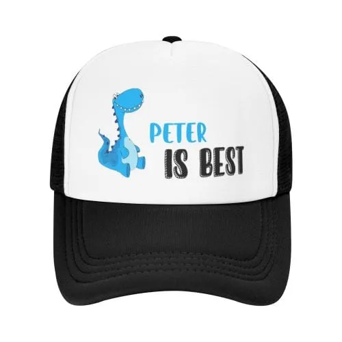 Custom Name Dinosaur Kid's Trucker Hats