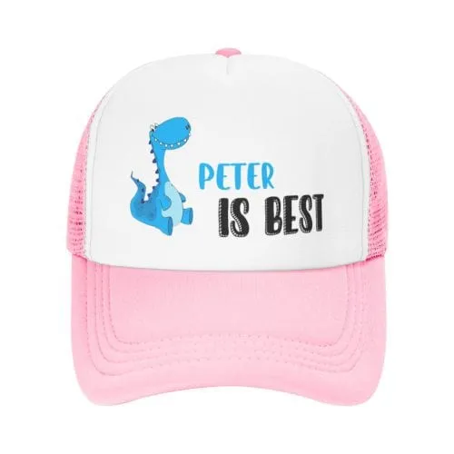 Custom Name Dinosaur Kid's Trucker Hats