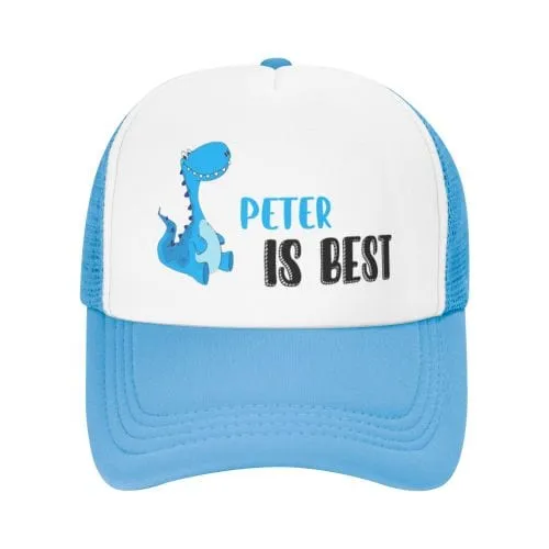 Custom Name Dinosaur Kid's Trucker Hats