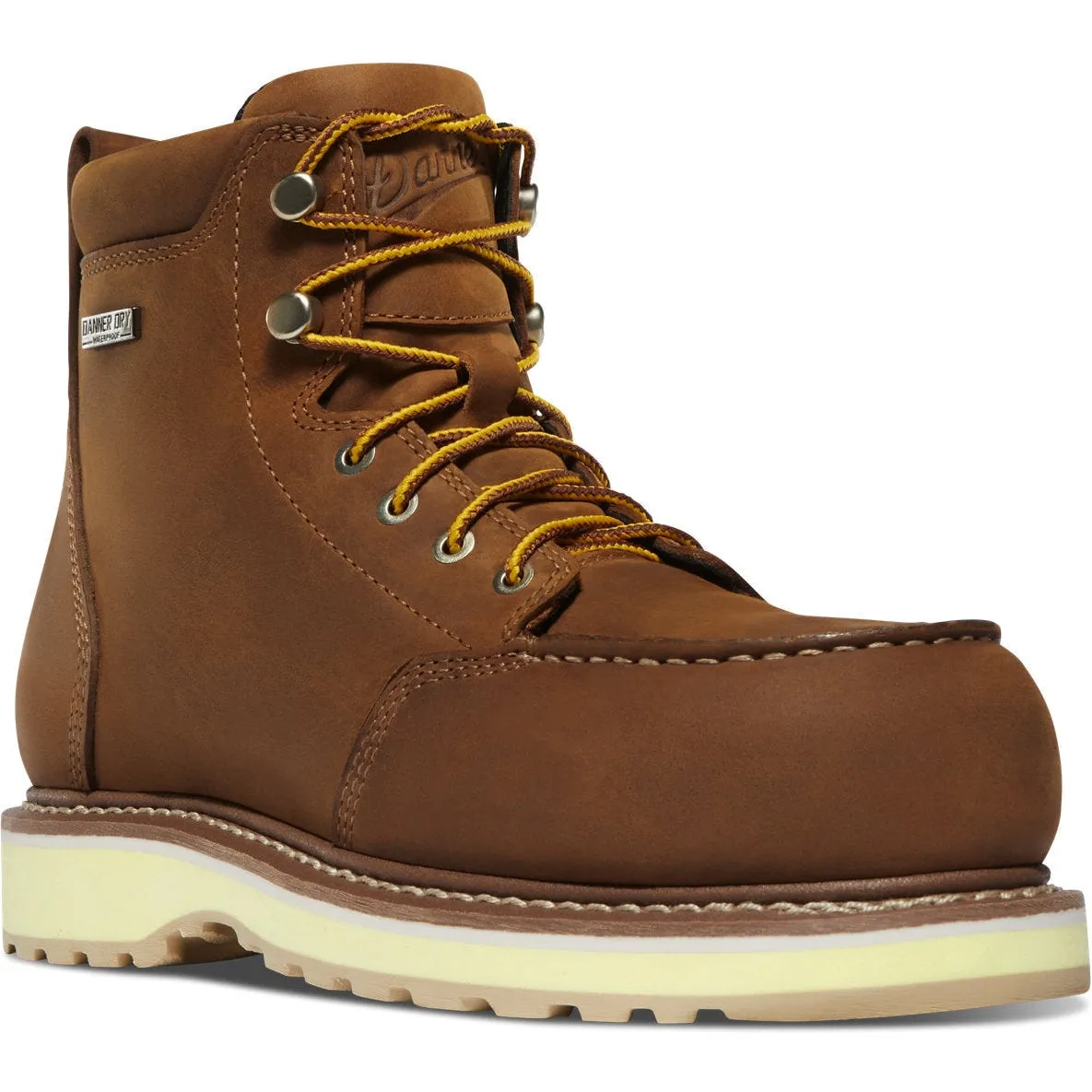 Danner Women's Cedar River 6 Aluminum Toe WP Work Boot -Brown- 14308