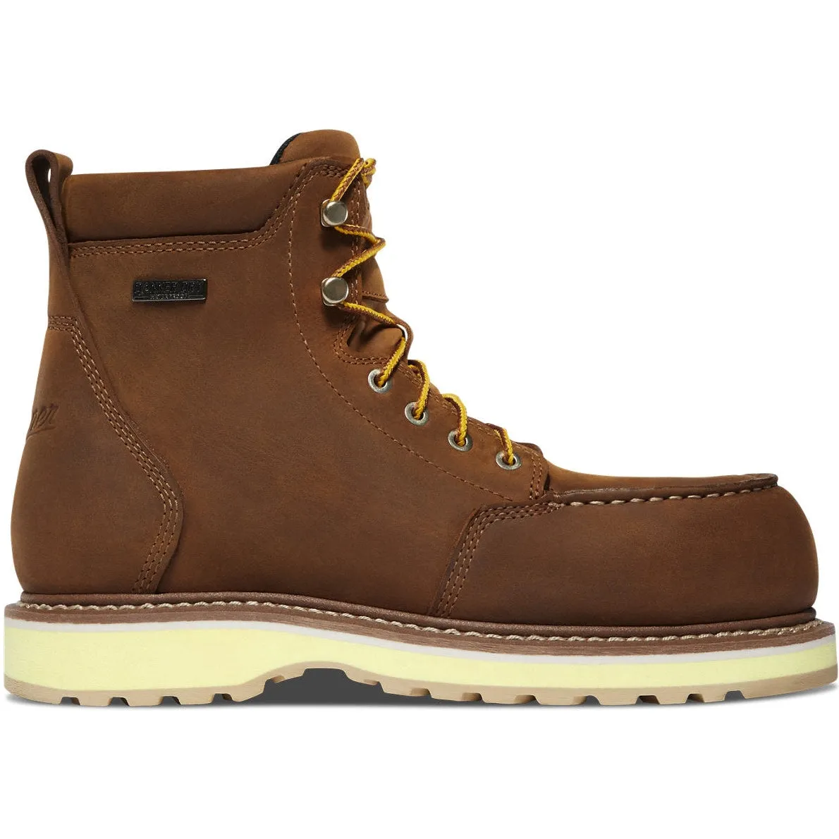 Danner Women's Cedar River 6 Aluminum Toe WP Work Boot -Brown- 14308