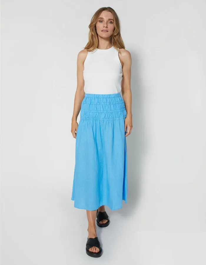 Dear Sutton Amaro Skirt - Azure