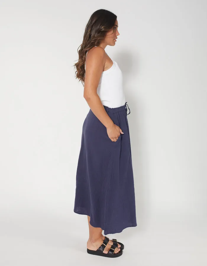 Dear Sutton Jamila Skirt - Naval Blue