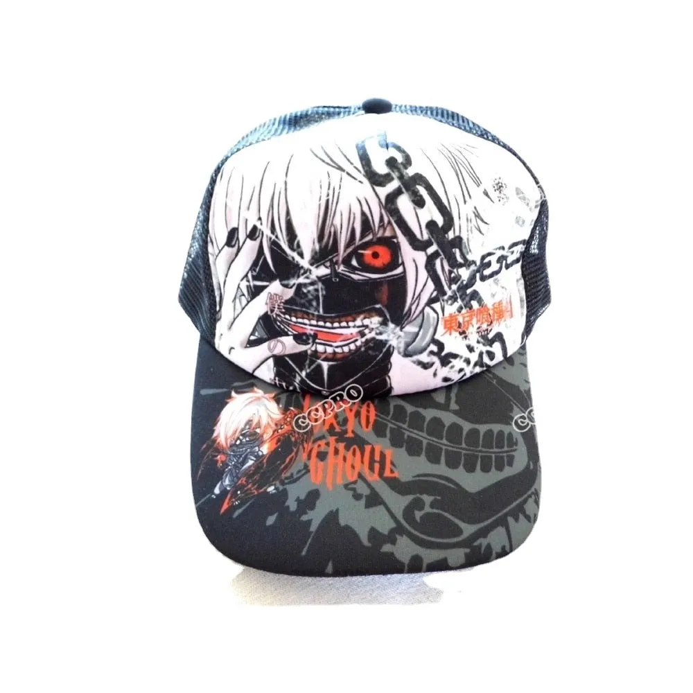 Detective Conan Anime Sun Cap Fashion Casual Outdoor Peaked Snapback Mesh Hat for Boys or Girls Gift