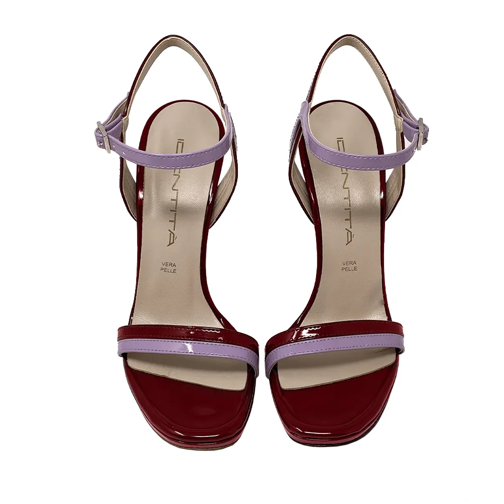 EVA VERNICE LILLA/BURGUNDY