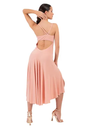 Fit & Flare Keyhole Back Midi Tango Dress