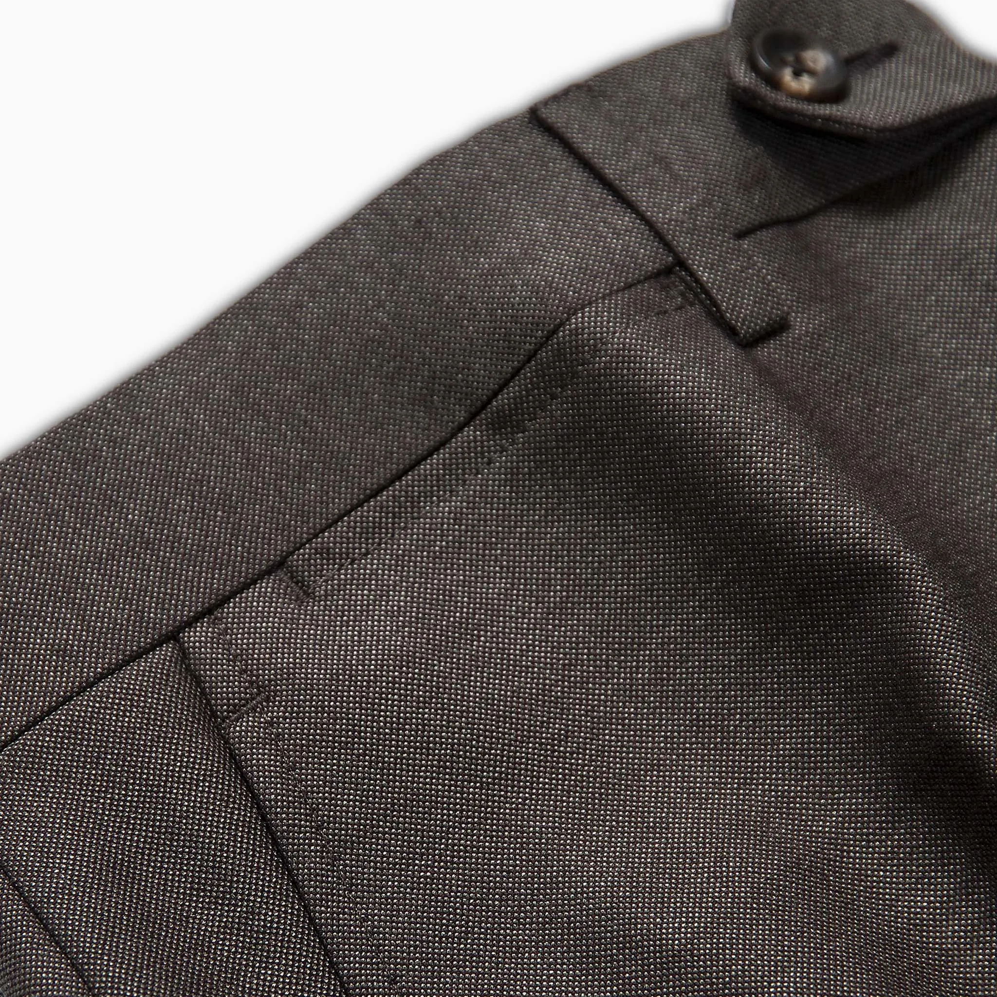 Flavien active chino pants in wool and silk (mountain brown)