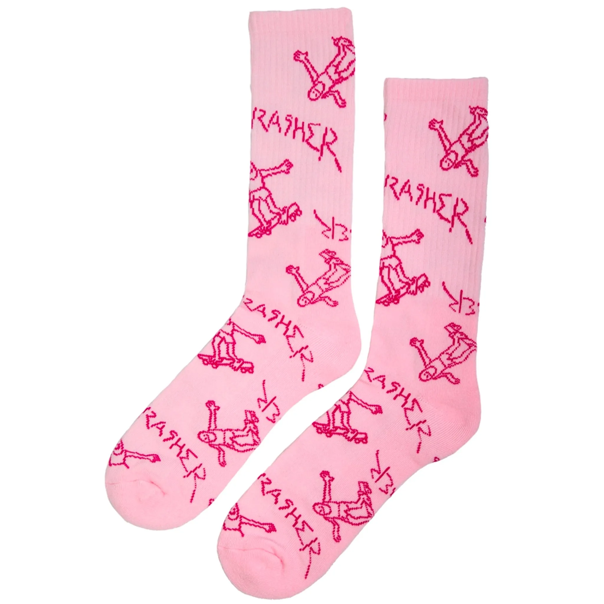 GONZ CREW SOCKS (Pink)