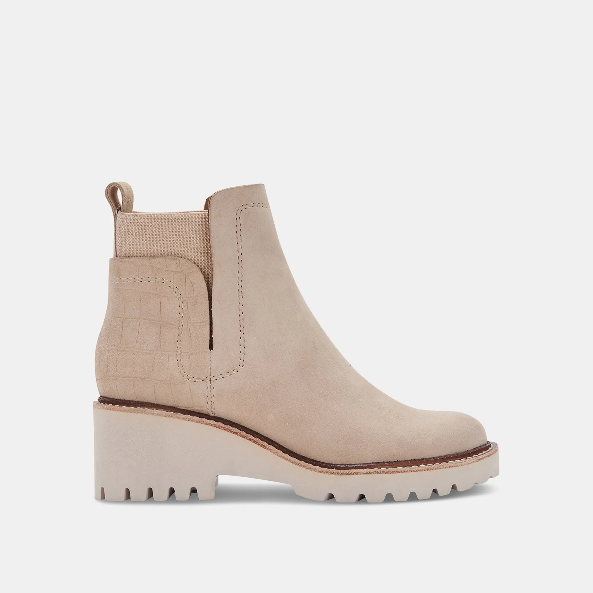 HUEY H2O WIDE BOOTIES DUNE SUEDE