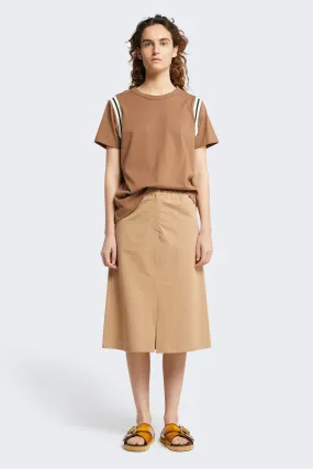 Ladder Skirt Tan