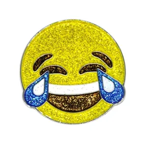 Navika Glitzy Hat Clip/Marker Emoji Crying Laughter