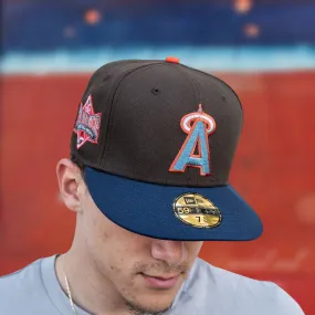 New Era Anaheim Angels 1989 ASG Grapefruit UV (Mocha/Navy)