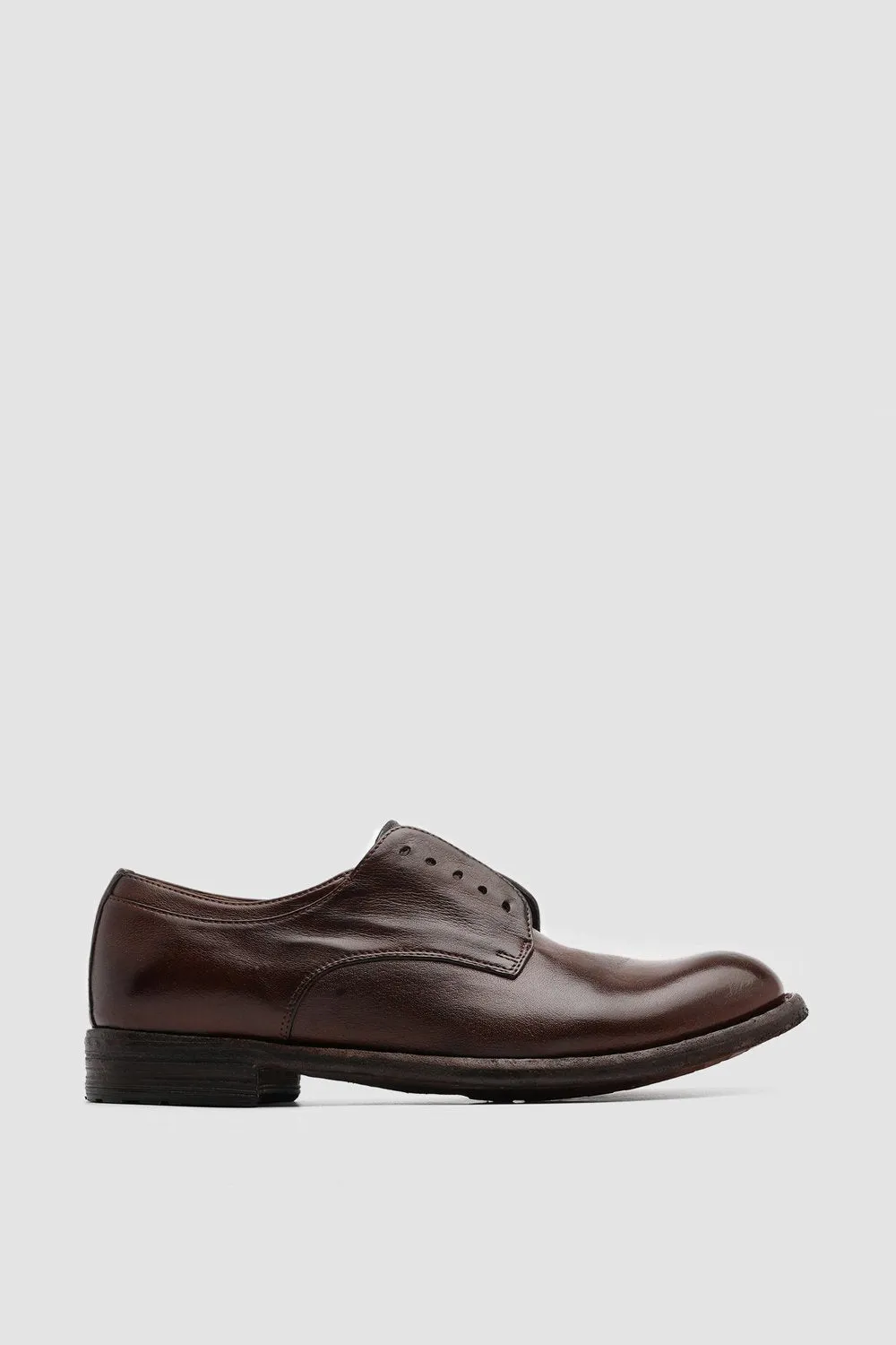 Officine Creative Mens Brogue 012 Shoes - Brown Leather Formal Footwear