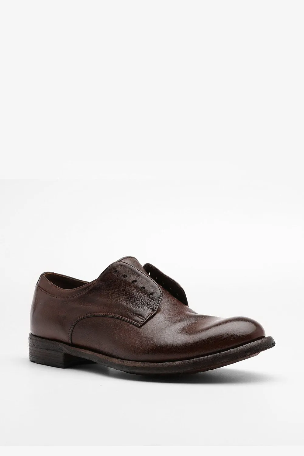 Officine Creative Mens Brogue 012 Shoes - Brown Leather Formal Footwear