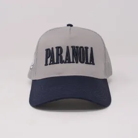 PARANOIA TRUCKER HAT GREY/NAVY