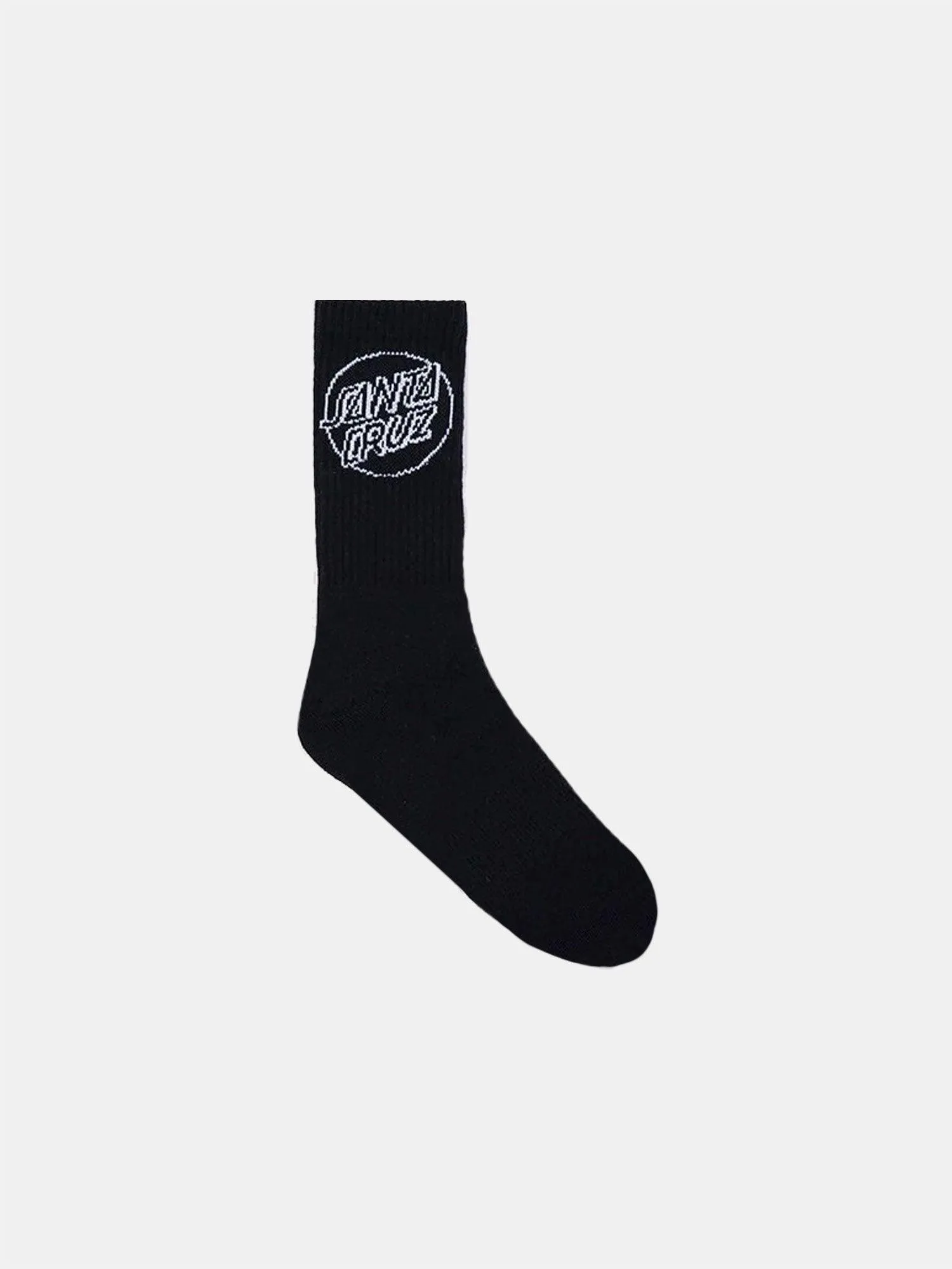 Santa Cruz Opus Dot 4 Pack Socks - Black