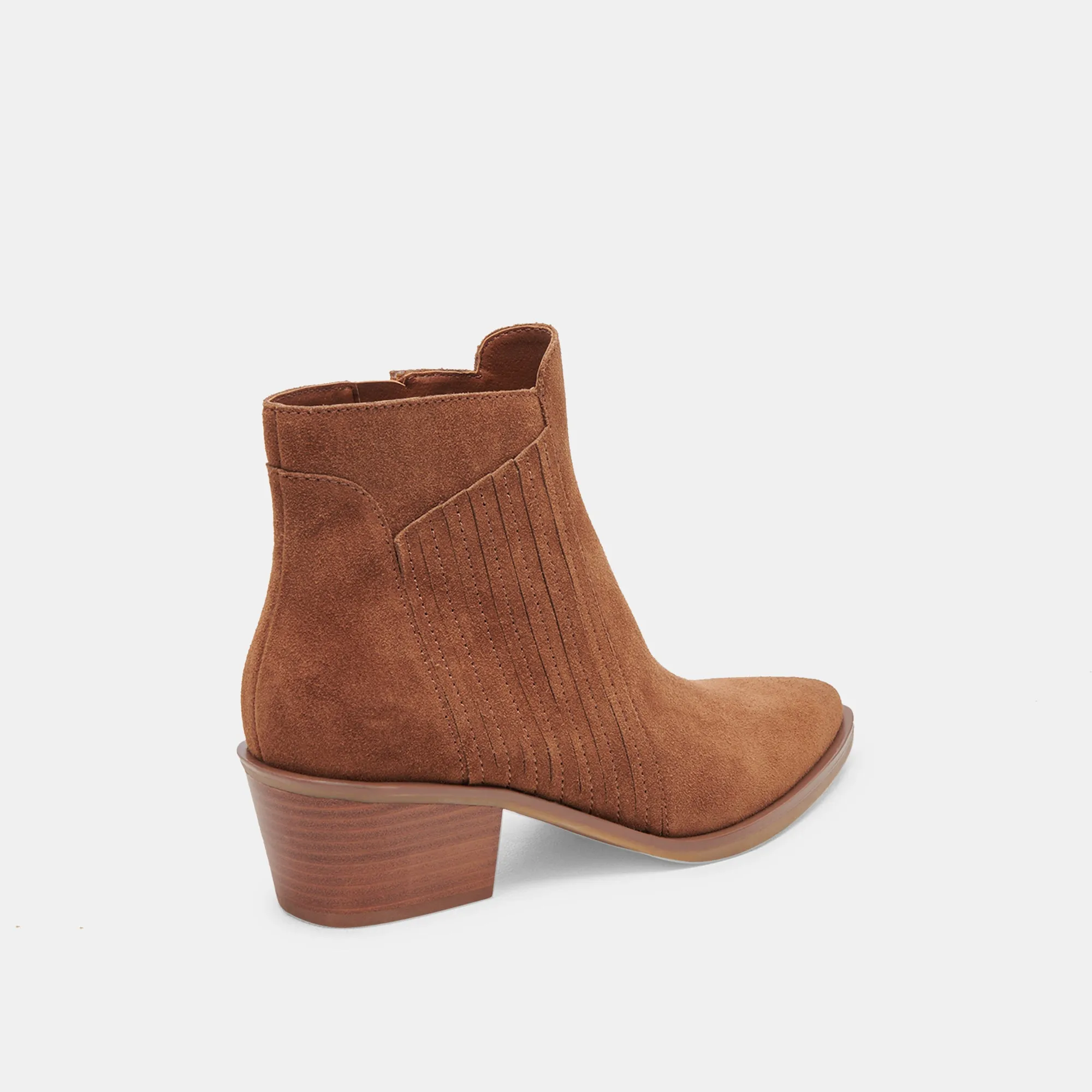 SAWYER BOOTIES CHESTNUT SUEDE