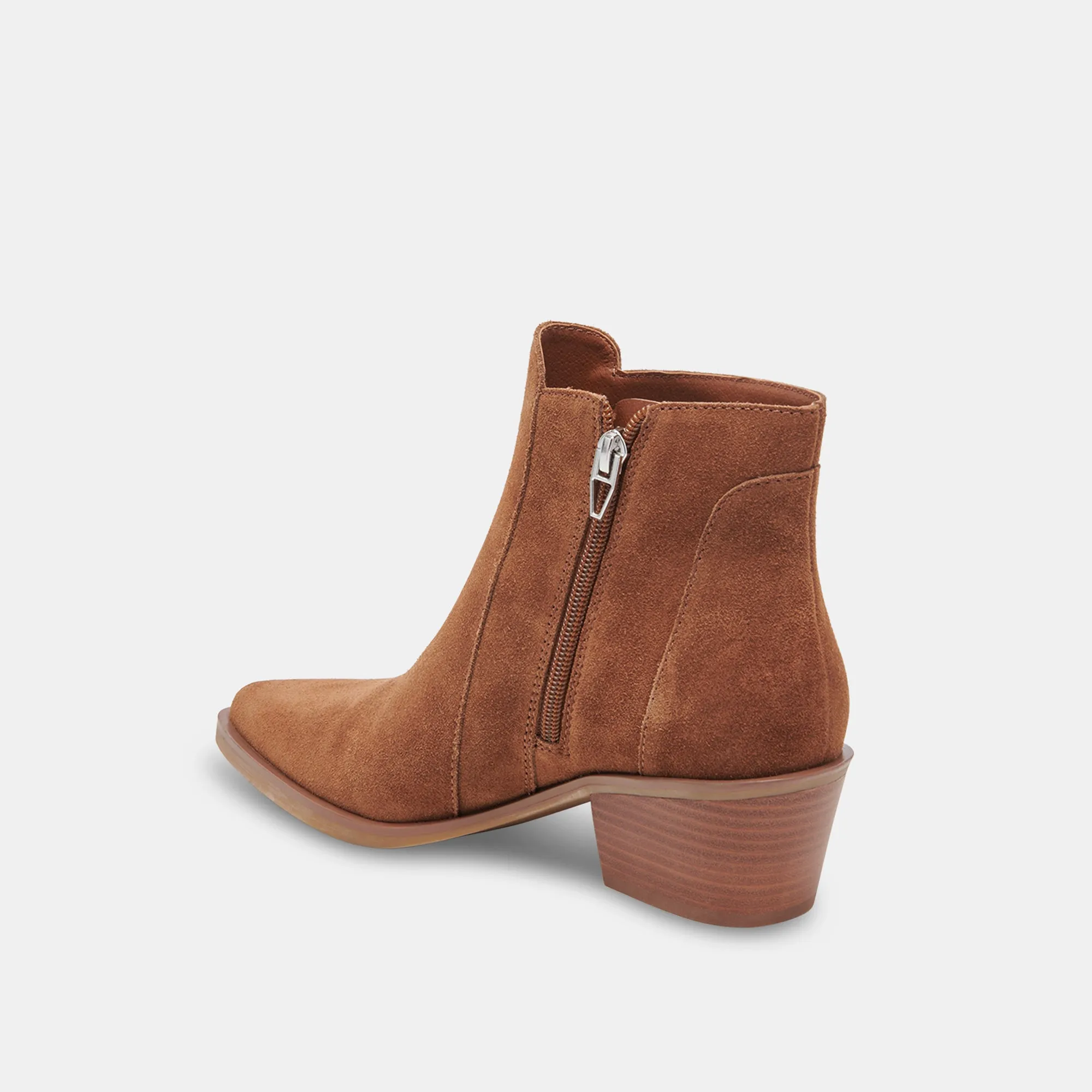 SAWYER BOOTIES CHESTNUT SUEDE