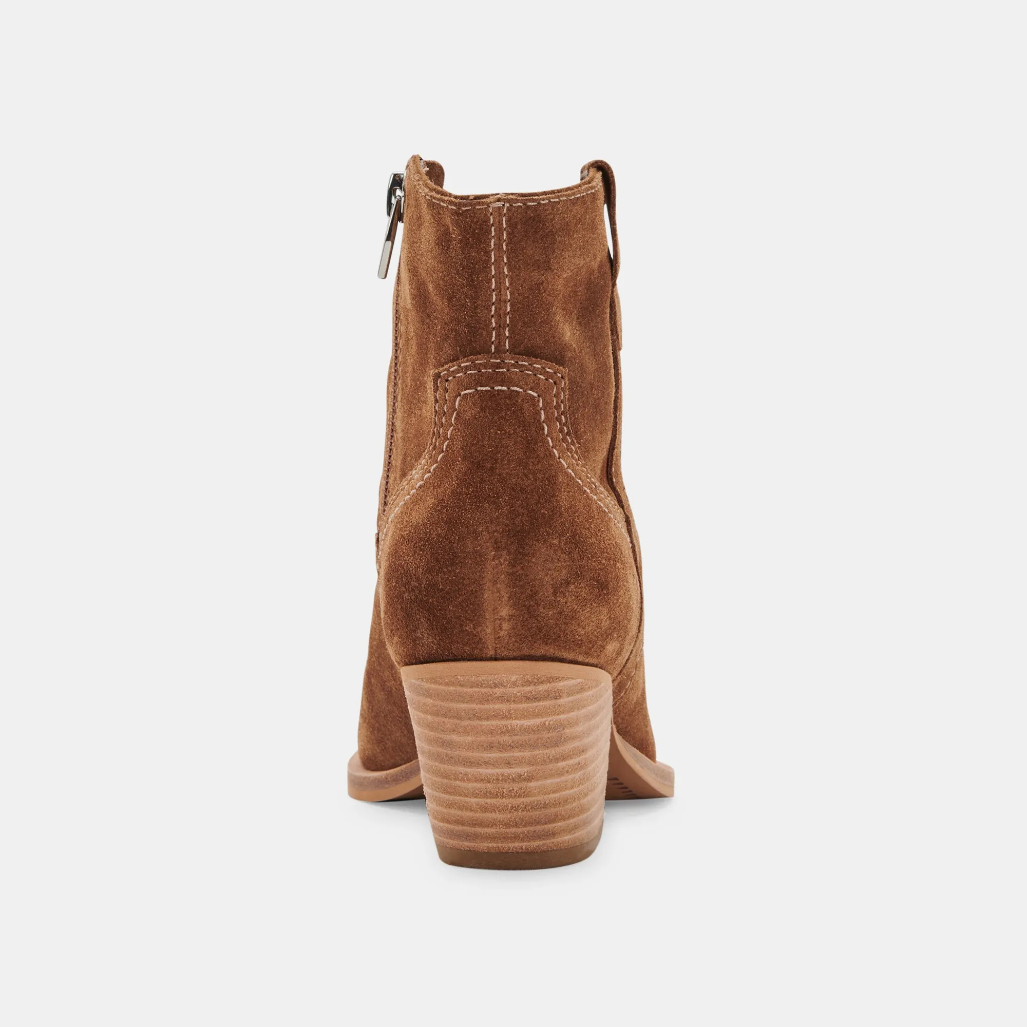 SILMA BOOTIES DK BROWN SUEDE