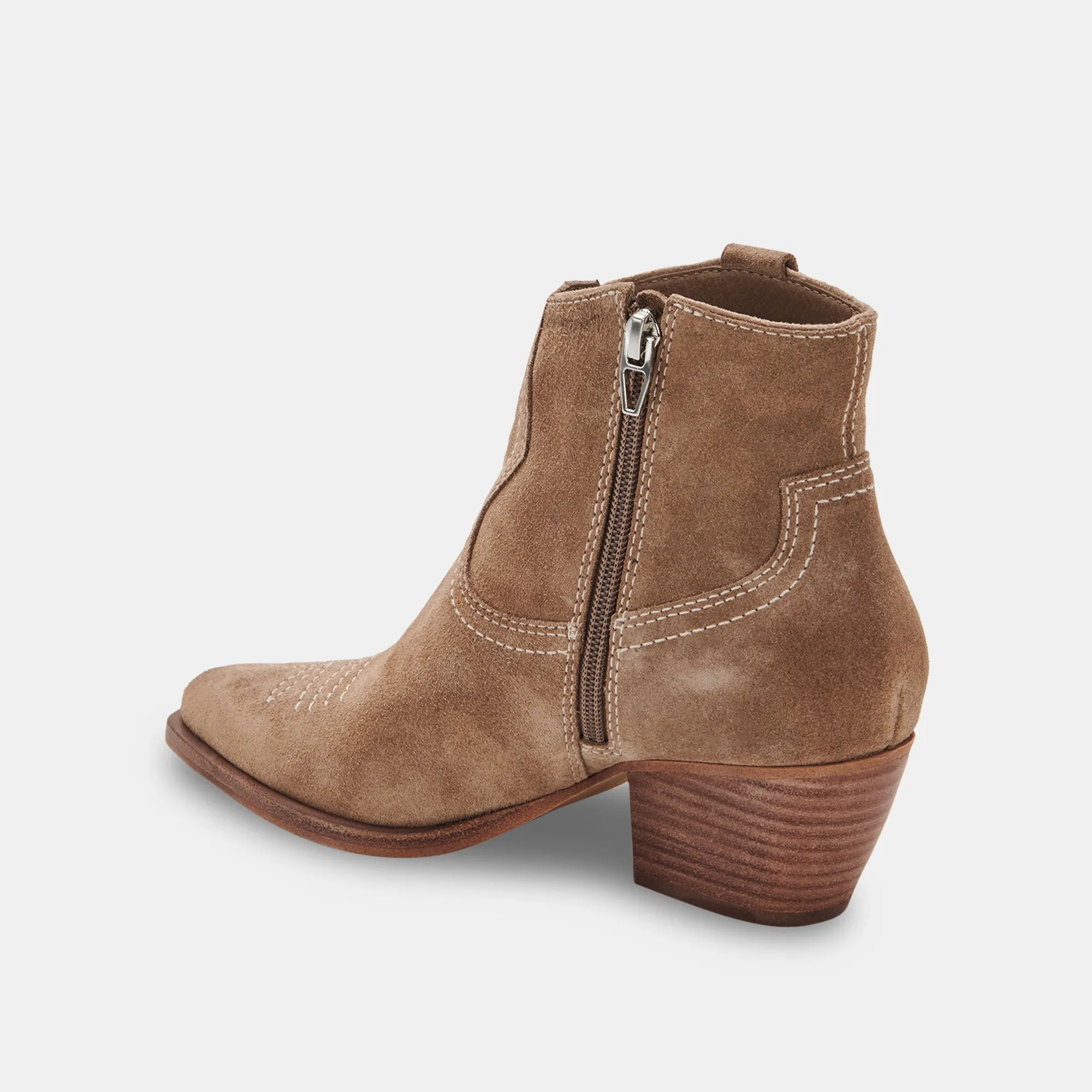 SILMA BOOTIES TRUFFLE SUEDE