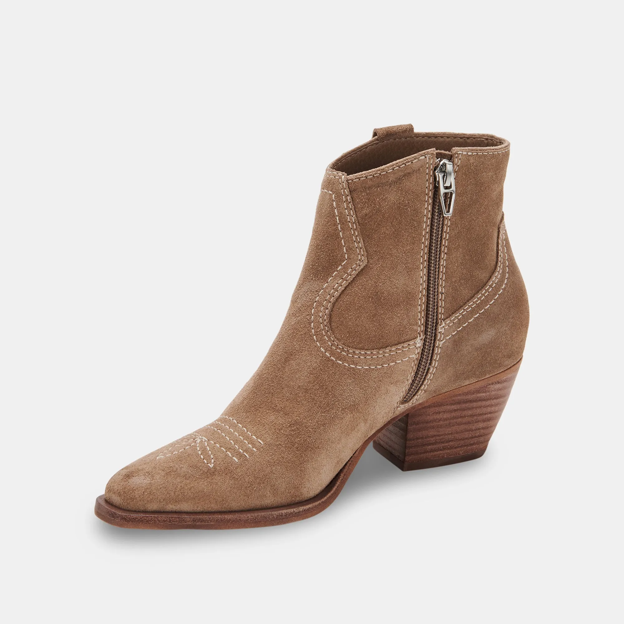 SILMA BOOTIES TRUFFLE SUEDE