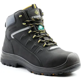 Terra Men's Findlay 6 Comp Toe WP Safety Work Boot -Black- R5205B