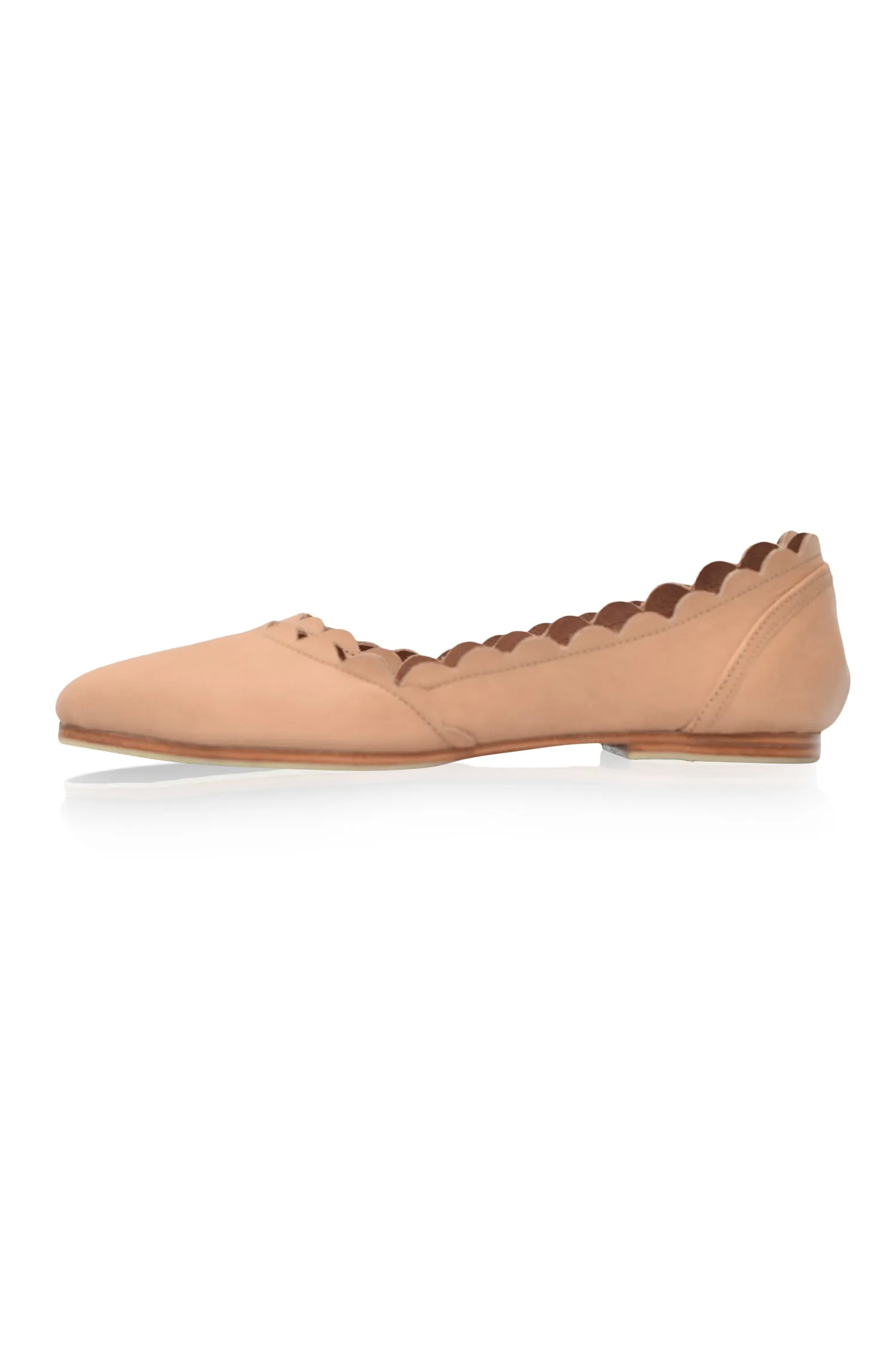 Valentina Leather Ballet Flats